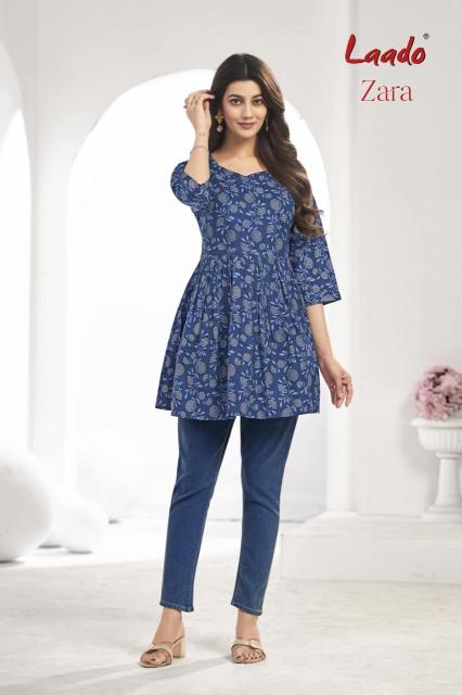 Laado zara vol-8 short top kurtis wholesale suppliers in online